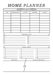 Creative Home Planner Template Pages