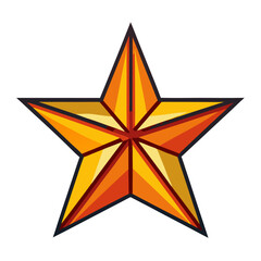 Obraz premium white background on star 