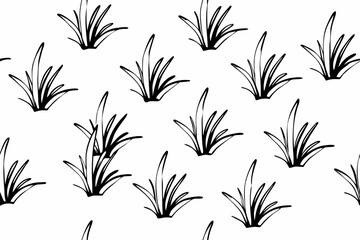 seamless pattern with grass