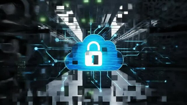 binary code background A hacker with cybersecurity locks