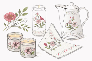 industry-standard artistic element Set suitable for merchandise