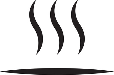 Hot Surface hazard icon for graphic design, logo, web site, social media, mobile app, ui illustration