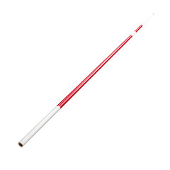 White Cane for the Visually Impaired, isolated on white background