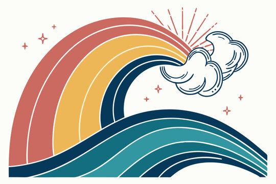 Exclusive sophisticated graphic art for promotional content