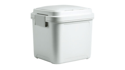 A clean, modern storage container for efficient organization. transparent background