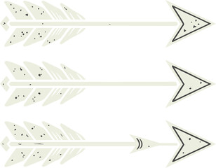 Obraz premium grunge arrow set. transparent png and vector illustration.paintbrush, design element, dirty, illustration, vector, arrow, curve, direction, horizontal, ink, paint, panoramic, sketch, abstract, art, 