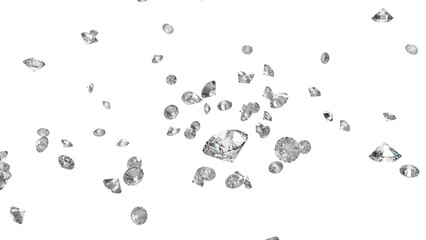 レンダリングされたダイアモンド　CG