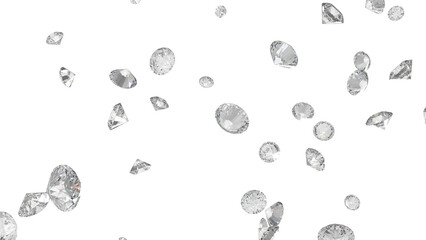 レンダリングされたダイアモンド　CG