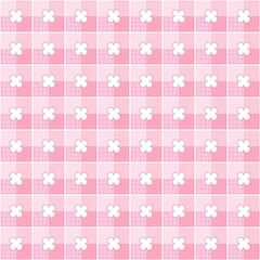 Seamless pattern made up of cute hand drawn flowers perfect for fabric and wall decoration.