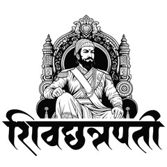 Chhatrapati Shivaji Maharaj Vector Design 