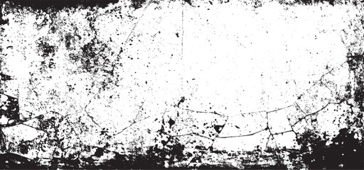 Grunge background black and white. Abstract pattern of monochrome elements. Grunge black and white pattern