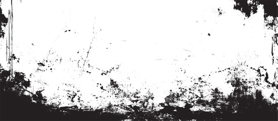 Abstract black and white gritty grunge background. black and white rough vintage distress  grunge black and white distressed texture