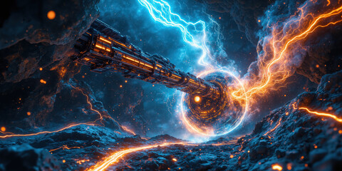 Carbon Capture Technology Atmospheric restoration visualization showing extraction process, climate solution abstract, environmental healing patterns in carbon sequestration flows