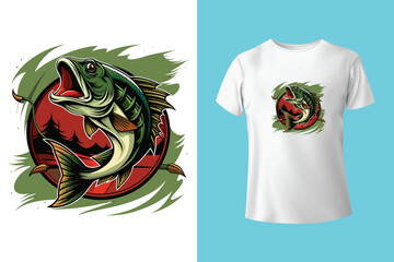 Trendy Fishing T shirt Design. Fishing t-shirt design vector, fishing creative t-shirt design, t-shirt print, Typography graphic t- shirt design vector