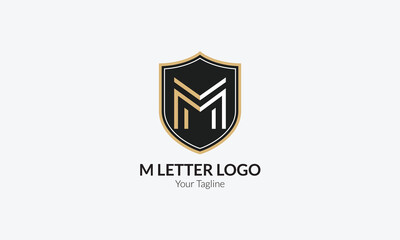 M Letter Logo Design Fully Editable High Quality