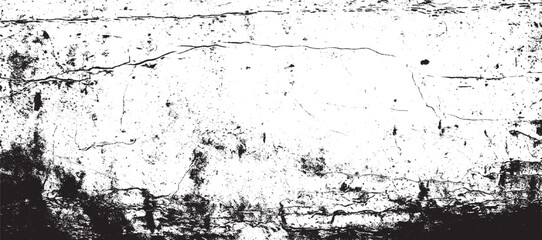 Grunge background black and white. Abstract pattern of monochrome elements. Grunge black and white pattern