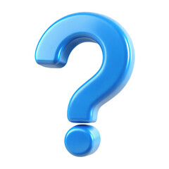 3d question mark icon