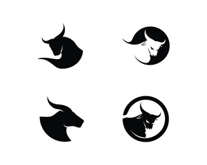 Bull horn logo and symbols template icons app