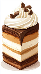 Cake vertical wallpaper for mobile web design