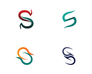 Business corporate letter S logo design vector