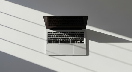 laptop controller with beautiful sunlight