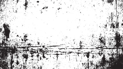 Naklejka premium Black and white grunge frame. rough and dirty texture Overlay texture. Faded black-white dyed paper texture. wall background 