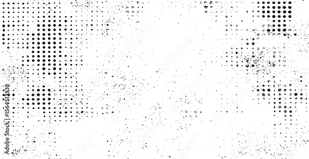 Wall mural distressed overlay texture background with a grunge effect subtle halftone vector texture overlay.
