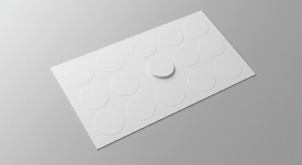 blank/polished mockup stickers
