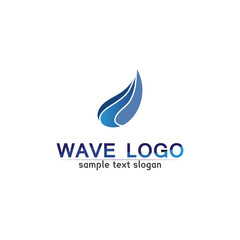 Waves beach logo and symbols template icons app