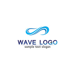 Waves beach logo and symbols template icons app
