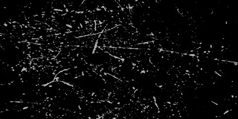 Black and white sketch grunge backgrounds to create a distressed grain effect. rough urban texture vector. damaged crack and scratch dust wall texture. black splash on transparent background.