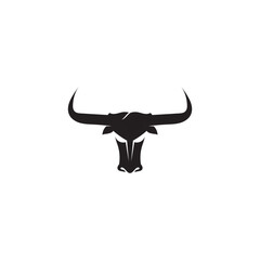 Obraz premium Bull horn logo and symbols template icons app vector