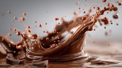 Decadent Chocolate Cascade: A Visually Stunning Culinary Delight Display