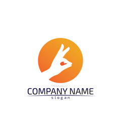 Rabbit vector Logo template and animal icon design animals