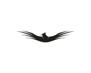 Falcon Eagle Bird Logo Template vector icon