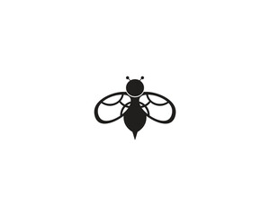 vector bee honey honey bee logo nice orange sweet unique warm design