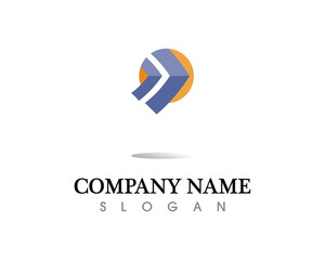 Arrows vector illustration icon Logo Template design