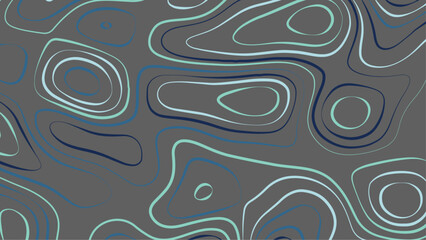 The stylized height of the topographic contour in lines and contours. Vector illustration.
