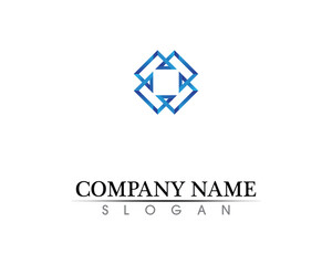 Real estate and home buildings logo icons template