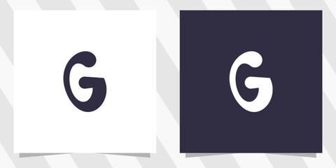letter g logo design vector