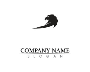 Falcon Wing Logo Template vector icon design