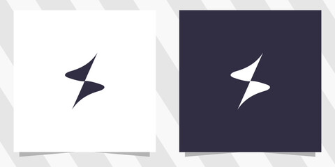 letter s logo design vector