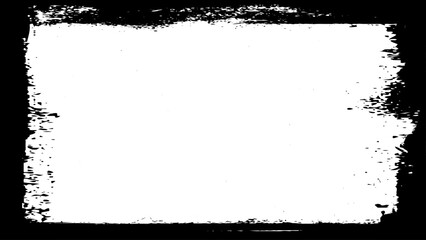 Vintage Tintype Decorative Black & White Photo Frame. Type Text Inside, Use as Overlay or for Layer