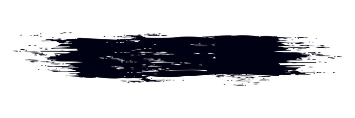 Grunge badge brush  hand drawn black sticker. vector ilustration