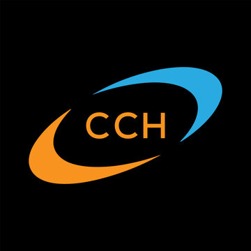 Dynamic Tech Logo Design with CCH Letters and Abstract Motion Elements &ndash; Modern Business Identity .CCH Letter Logo.
