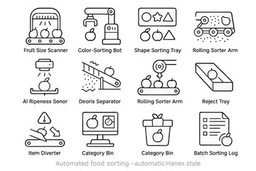 Automated food sorting technologies for efficient fruit processing