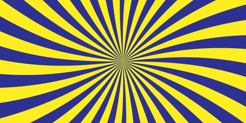 Sun rays Retro vintage style  Sunburst Pattern Background, abstract blue black red yellow orange  sunburst pattern background for modern graphic design element vector.