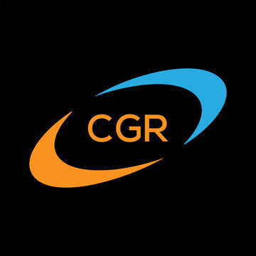Dynamic Tech Logo Design with CGR Letters and Abstract Motion Elements &ndash; Modern Business Identity .CGR Letter Logo.
