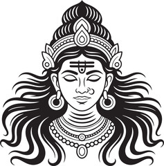 Goddess Durga with Trishul Silhouette Design

Durga Face with Third Eye Vector Art

Traditional Durga Puja Celebration Silhouette

Durga Idol with Lion and Mahishasura Vector

Devotional Durga Puja Sc