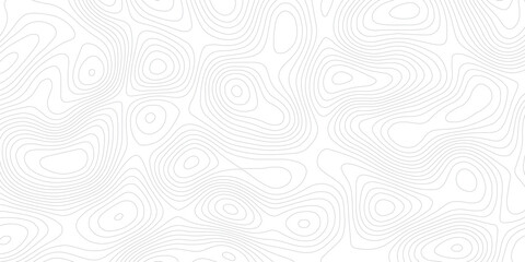 White wave paper curved reliefs abstract background Topographic map patterns, topography line map. Vintage outdoors style